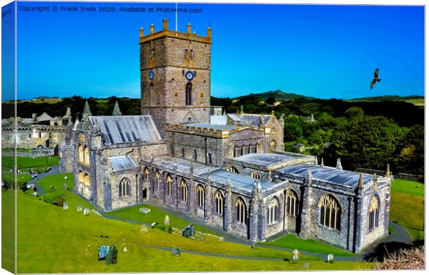 The beautiful St Davids Cathedral Canvas Print by Frank Irwin