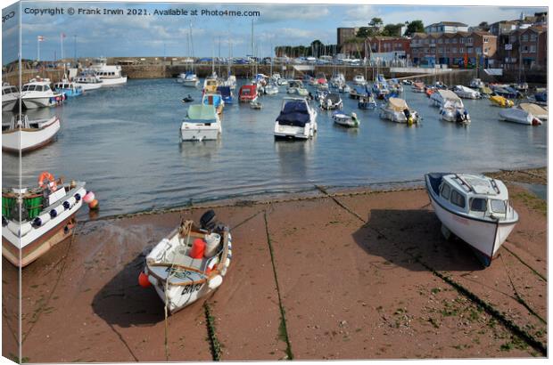 Half tide in Paignton Harbour Canvas Print by Frank Irwin