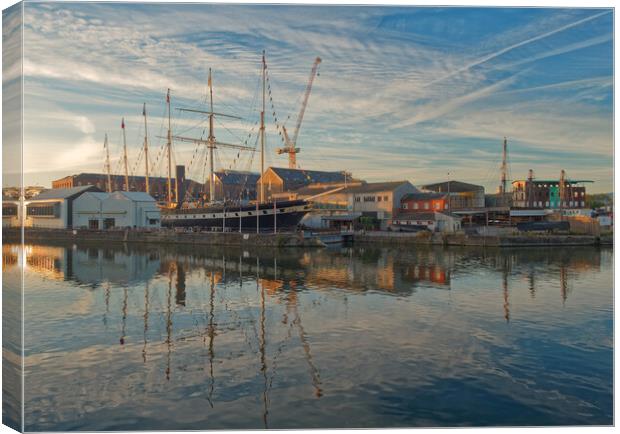 SS Great Britain Canvas Print by Roger Byng