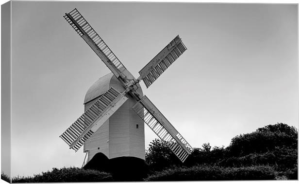 The Windmill Canvas Print by Roger Byng