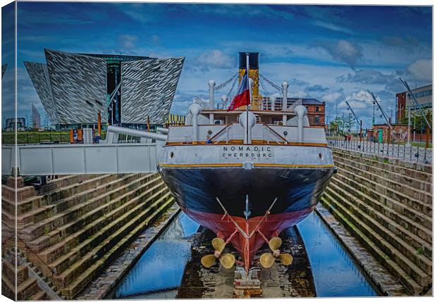 White Star S.S. Nomadic, Belfast Canvas Print by Gareth Burge Photography