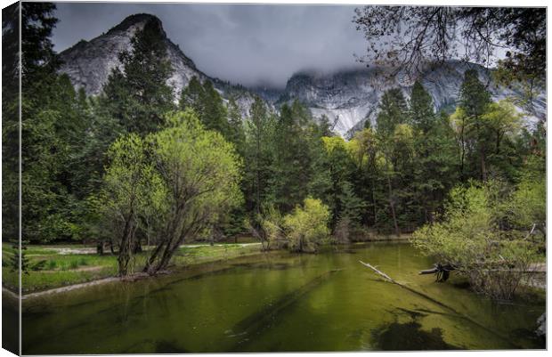 Tanya Creek, Yosemite National Park Canvas Print by Gareth Burge Photography