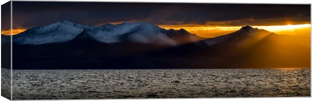 Ice and Fire Canvas Print by Gareth Burge Photography