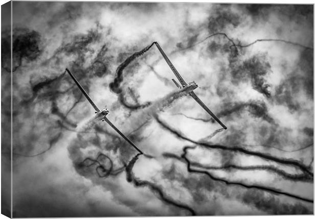 Rorscharch In The Sky Canvas Print by Gareth Burge Photography