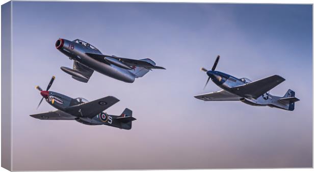 Props To The Jet Canvas Print by Gareth Burge Photography