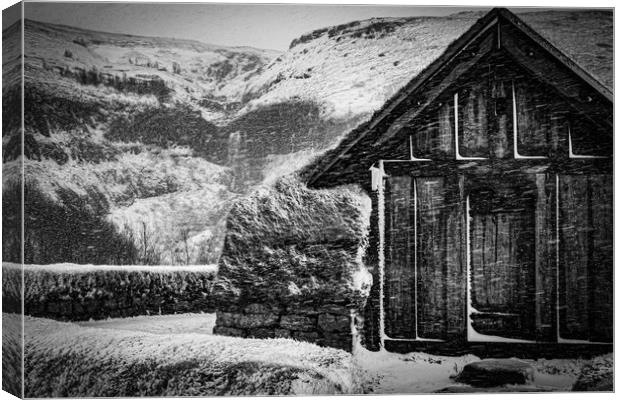 Cold Cabin Canvas Print by Gareth Burge Photography