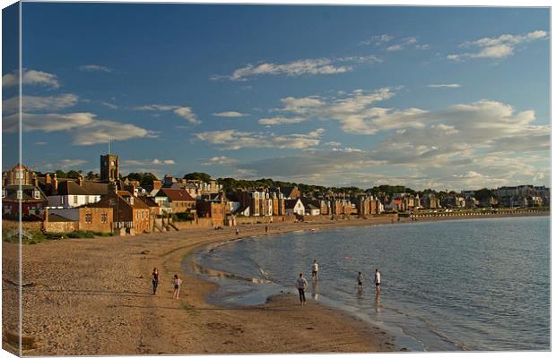  North Berwick Evening Canvas Print by Sue Dudley