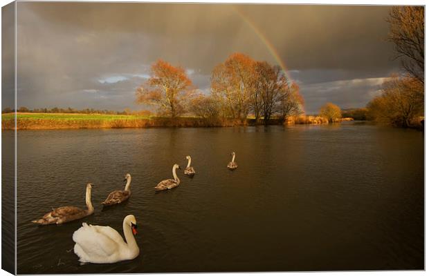 Storm on the Avon  Canvas Print by Sue Dudley