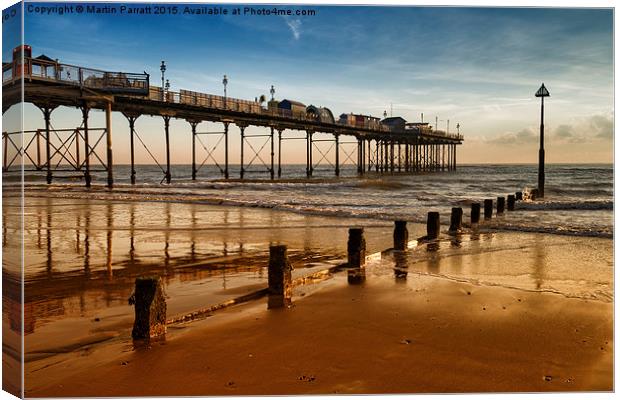 Teignmouth Pier  Canvas Print by Martin Parratt