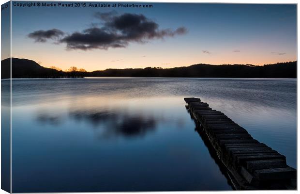 Loch Ard at Dawn Canvas Print by Martin Parratt