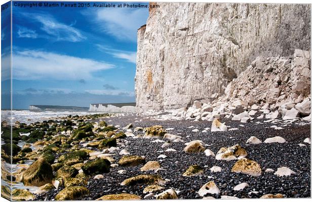 White Cliffs Canvas Print by Martin Parratt