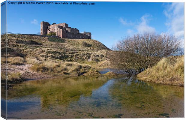  Bamburgh Castle Canvas Print by Martin Parratt