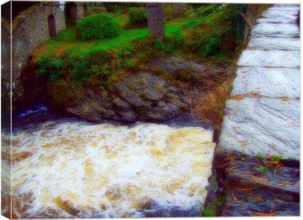 Water Rush Canvas Print by Bill Lighterness