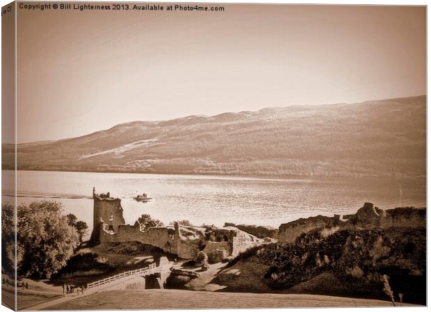 Urquhart Castle , Loch Ness Canvas Print by Bill Lighterness