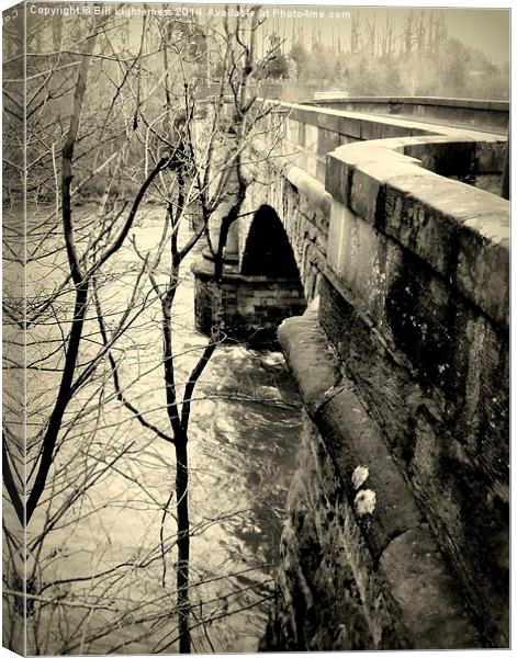 Old Garrion Bridge Canvas Print by Bill Lighterness