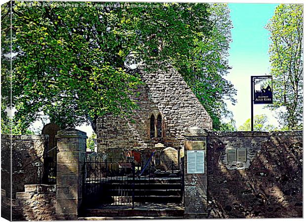Auld Kirk , Alloway Canvas Print by Bill Lighterness