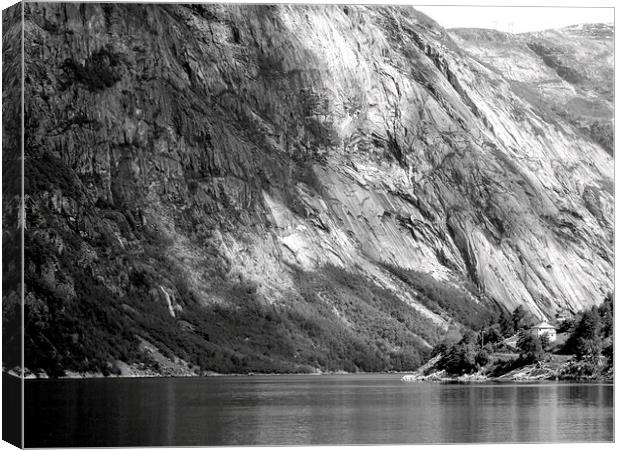 The Fjord walls Canvas Print by Bill Lighterness