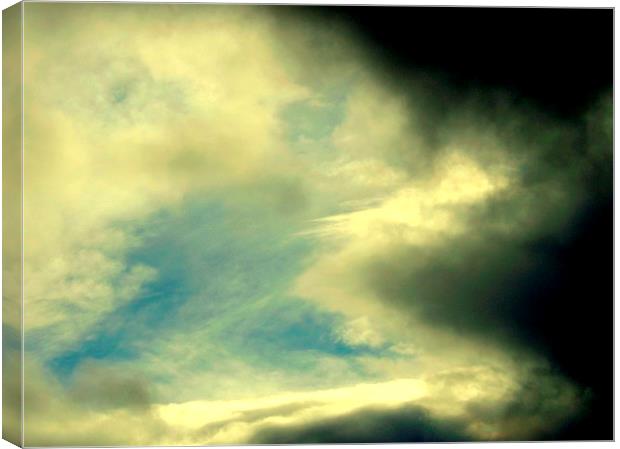 Through the clouds Canvas Print by Bill Lighterness