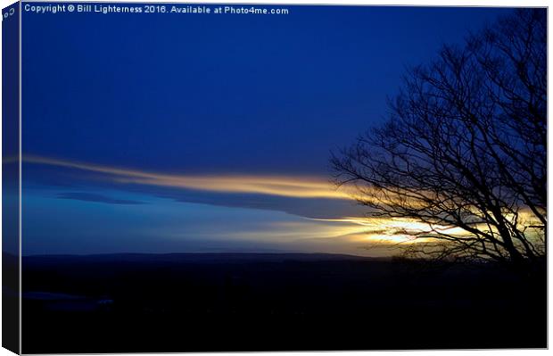  First Day , Last Light Canvas Print by Bill Lighterness