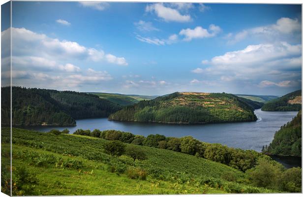 Heavenly Reservoir Canvas Print by Purple OneTwoEight