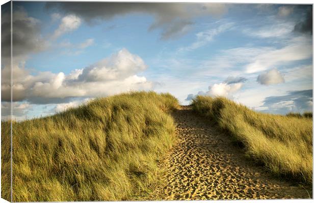 Path to the Clouds Canvas Print by Purple OneTwoEight