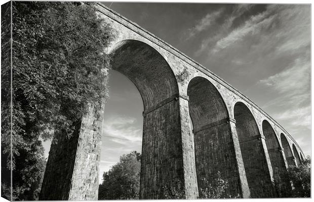 Monumental Bridge Canvas Print by Purple OneTwoEight