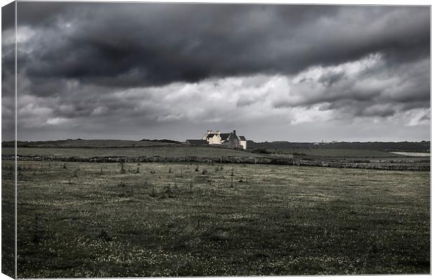 Haunted House Canvas Print by Purple OneTwoEight