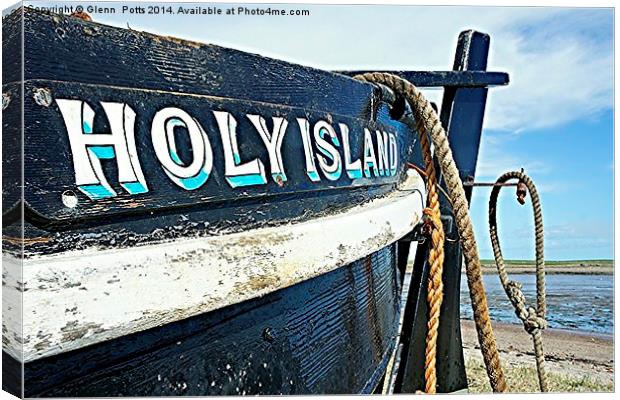 Holy Island Canvas Print by Glenn Potts