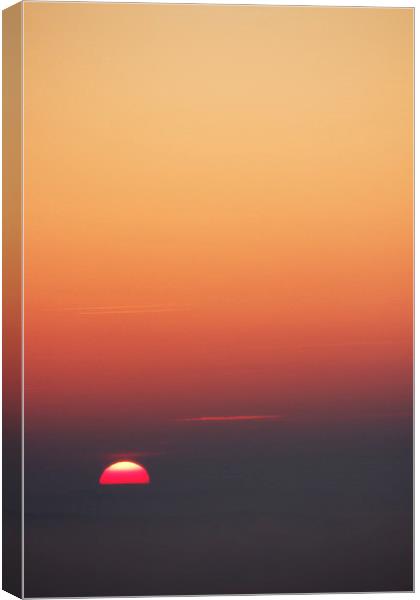 Steyning Sunrise Canvas Print by Richard Cooper-Knight