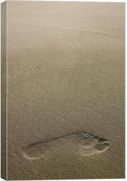 Footprint Canvas Print by Stanislovas Kairys