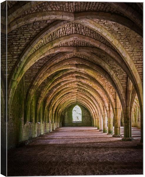  Fountains Abbey Canvas Print by Laura Kenny