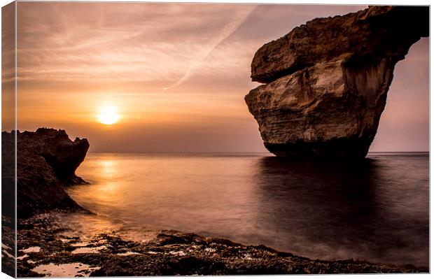  Azure Window Canvas Print by Laura Kenny