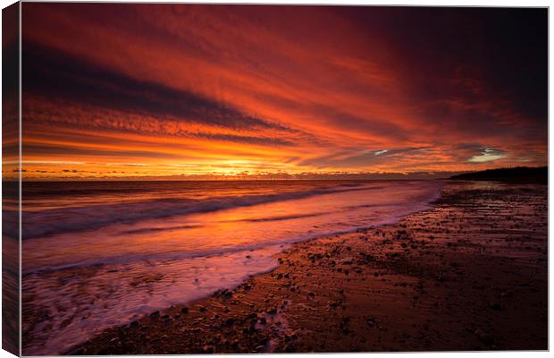 Fire in the Sky Canvas Print by Gail Sparks