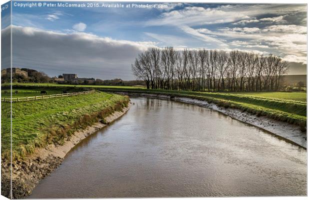  River Adur at Upper Beeding Canvas Print by Peter McCormack