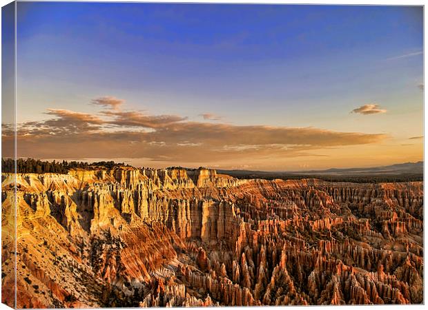 Bryce Canyon Sunrise Canvas Print by Anne Rodkin