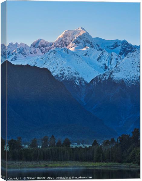 Mt Tasman and Fox Glacier - New Zealand Canvas Print by Steven Ralser