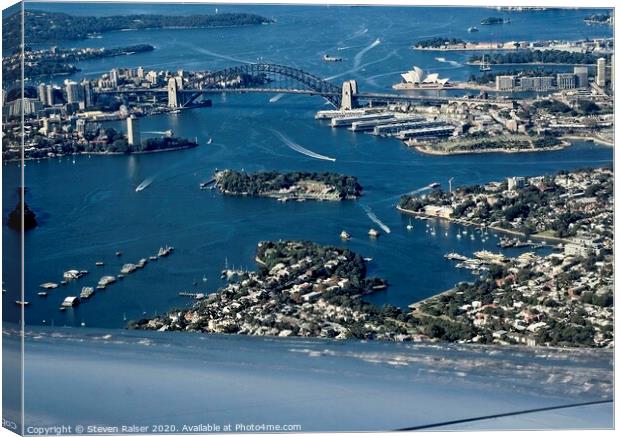 Sydney Harbor 3, Australia Canvas Print by Steven Ralser