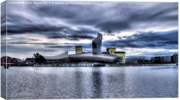 Imperial War Museum North HDR Canvas Print by Juha Remes