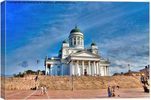 Helsinki Cathedral Canvas Print by Juha Remes