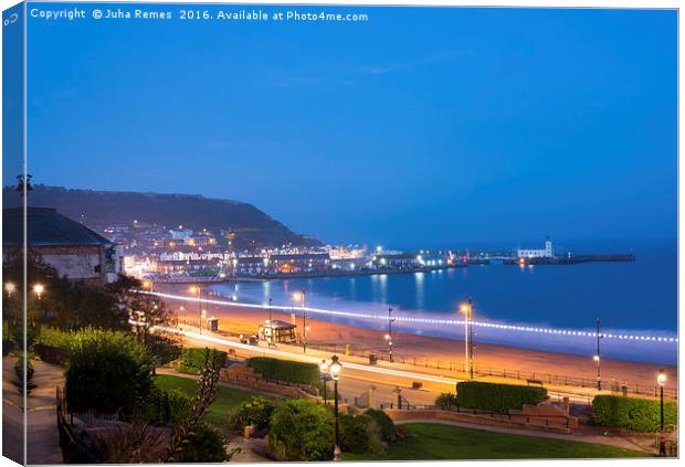 Scarborough South Sands Canvas Print by Juha Remes