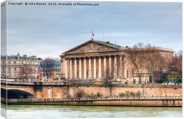 Assemblée nationale Canvas Print by Juha Remes