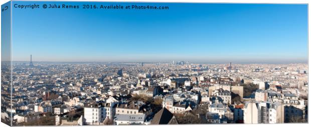Paris Skyline Canvas Print by Juha Remes