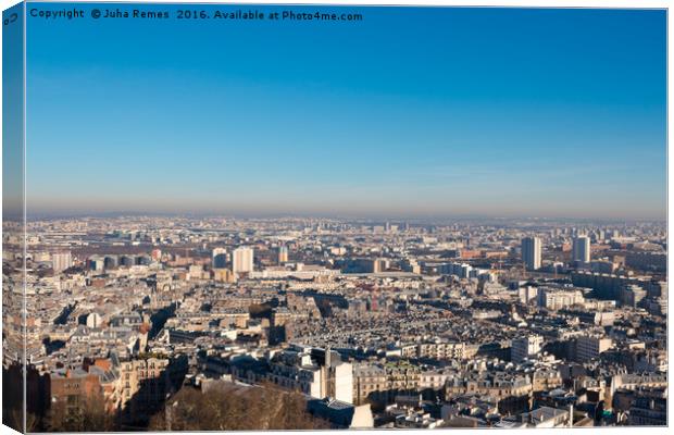 Paris Skyline Canvas Print by Juha Remes