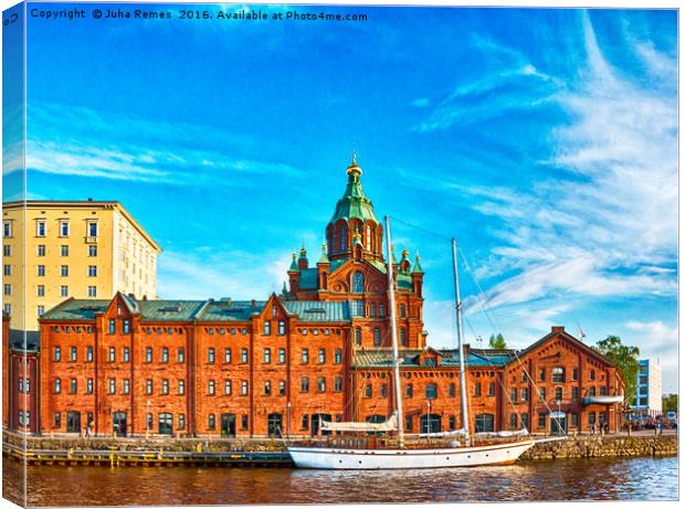 Uspenski Cathedral Canvas Print by Juha Remes