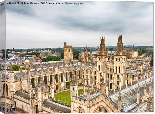 All Souls College Canvas Print by Juha Remes