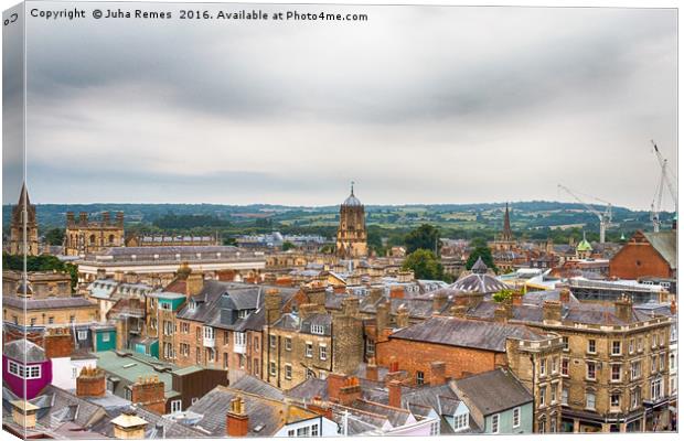 Oxford Cityscape Canvas Print by Juha Remes