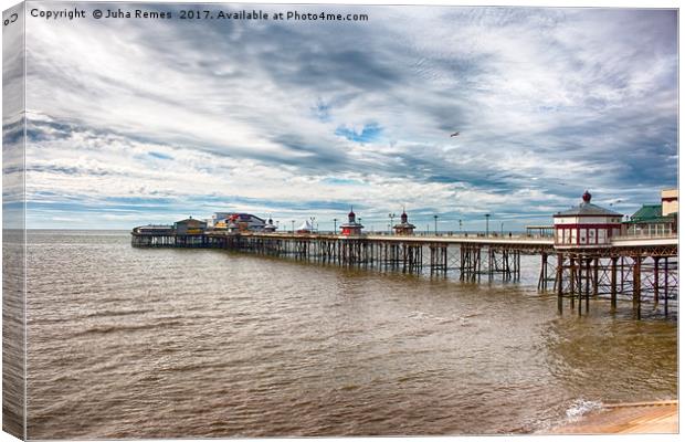 Blackpool North Pier Canvas Print by Juha Remes