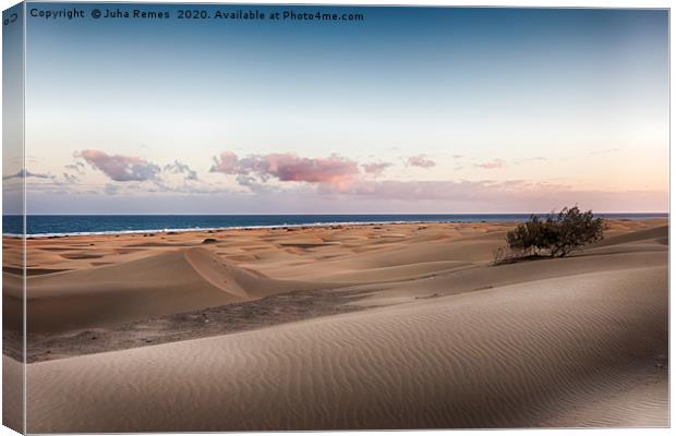 Playa del Ingles Dunes Canvas Print by Juha Remes