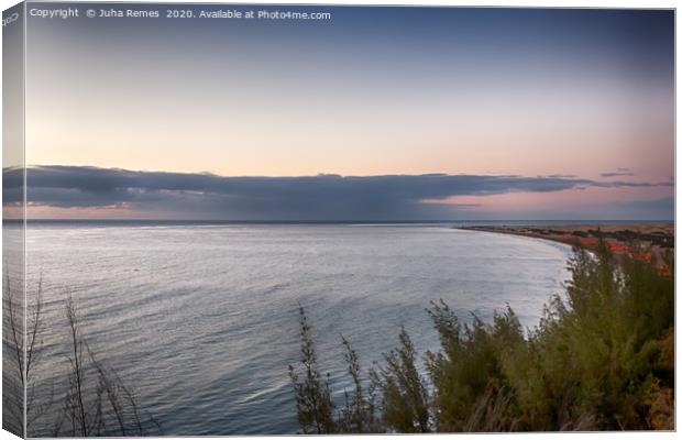 Playa del Ingles Sunrise Canvas Print by Juha Remes