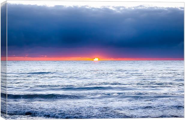 Playa del Ingles Sunrise Canvas Print by Juha Remes